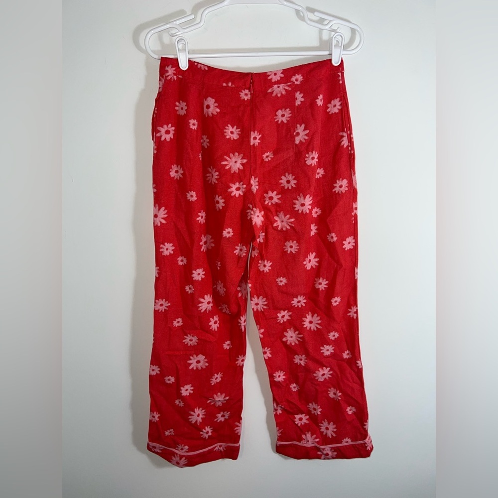 Free People Red Floral Sleeveless Set - Picture 9 of 9